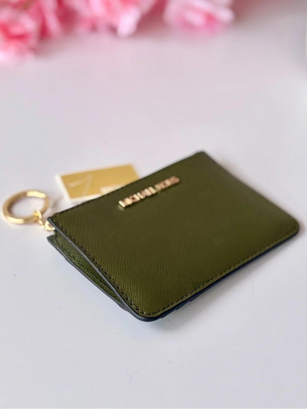 Michael Kors Duffle Card Case Coin Pouch Small Wallet